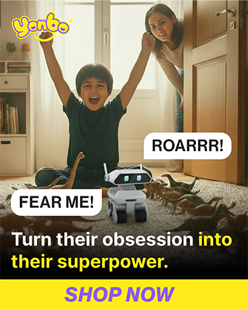 YONBO AI Robot Companion, Programmable Smart Robot Friend