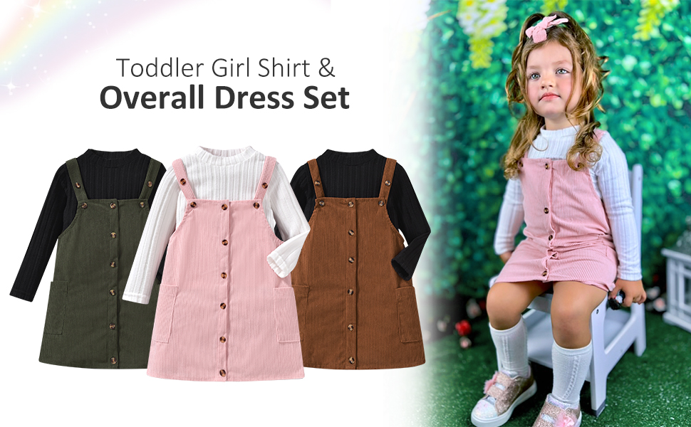 toddler girl overall dress
