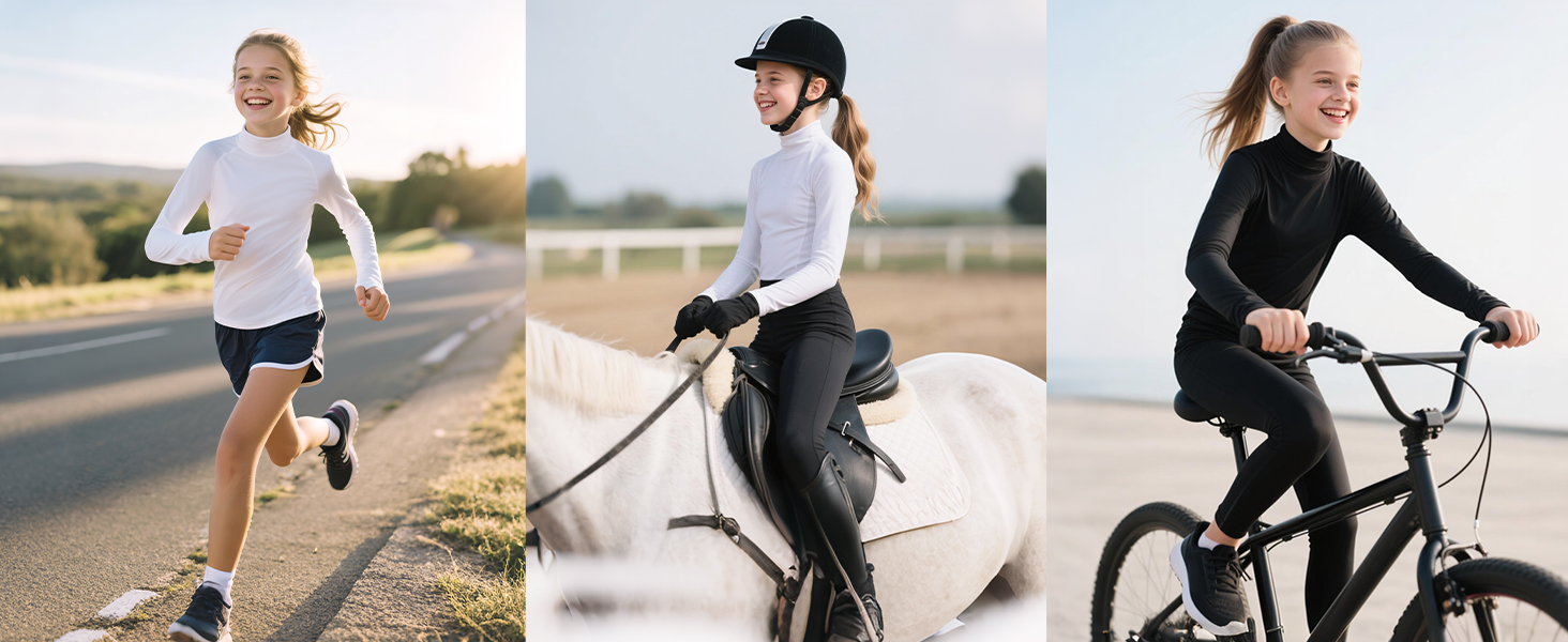 girls athletic shirts