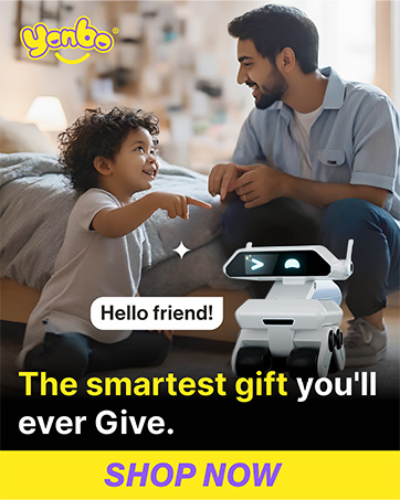 YONBO AI Robot Companion, Programmable Smart Robot Friend