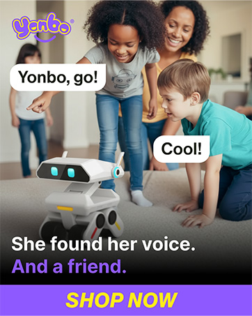 YONBO AI Robot Companion, Programmable Smart Robot Friend
