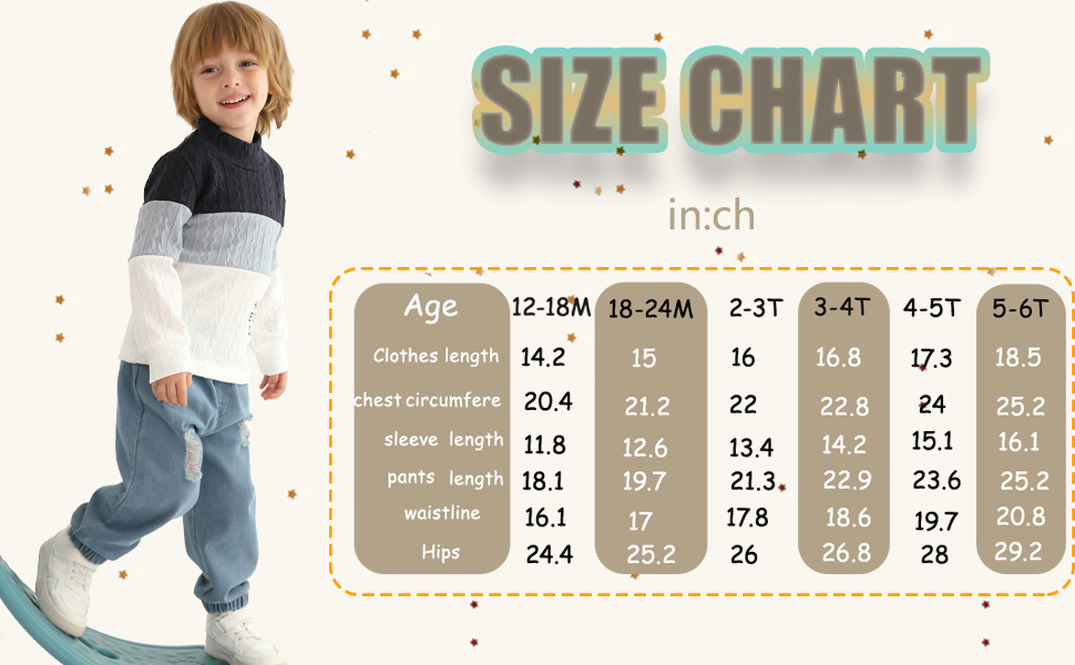 12-18M 18-24M2-3T3-4T4-5T 5-6T