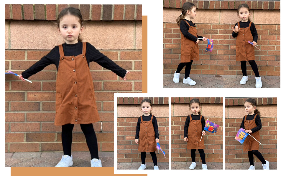 overall dress for toddler little girl